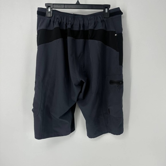 Bergrisar Cycling Shorts Mens LG gray Polyester/Spandex MTB Mountain - Picture 2 of 10